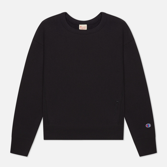Женская толстовка Champion Reverse Weave Lightweight Reverse Weave Oversized Black