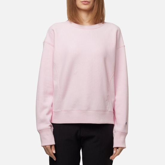 Женская толстовка Champion Reverse Weave Lightweight Reverse Weave Oversized Pink