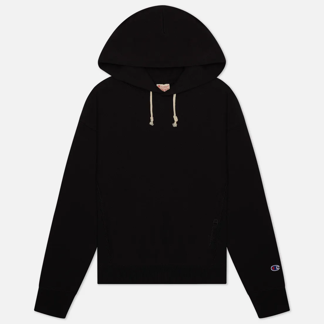 Champion Reverse Weave Женская толстовка Logo Sleeve Hoodie