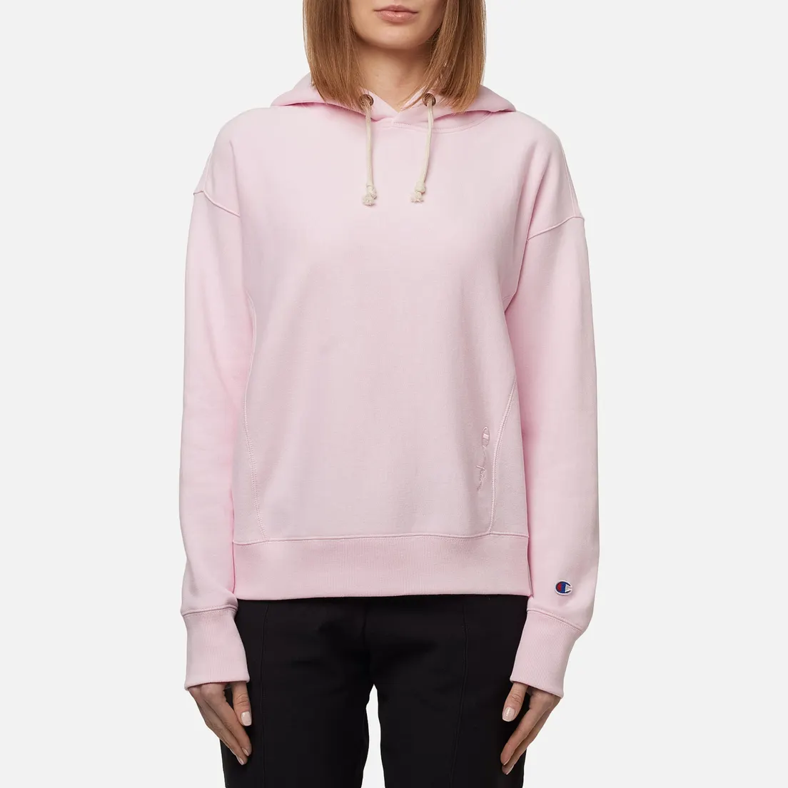 Champion Reverse Weave Женская толстовка Logo Sleeve Hoodie