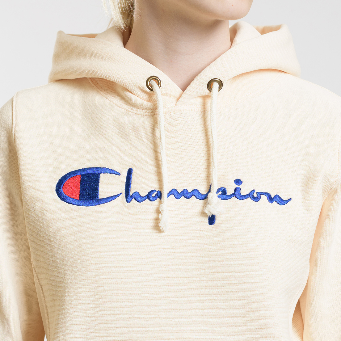 Champion Reverse Weave Женская толстовка Script Logo Hoodie