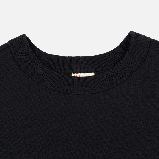 Женская толстовка Champion Reverse Weave Sleeve Logo Crew Neck Black