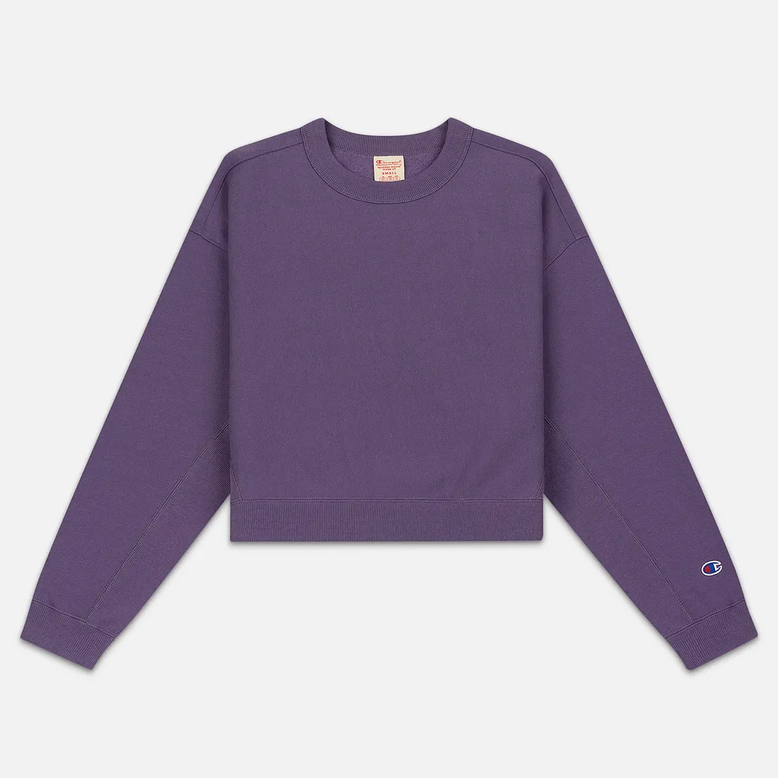 Champion Reverse Weave Женская толстовка Sleeve Logo Crew Neck