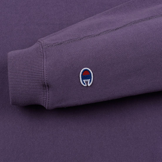 Женская толстовка Champion Reverse Weave Sleeve Logo Crew Neck Mulled Grape