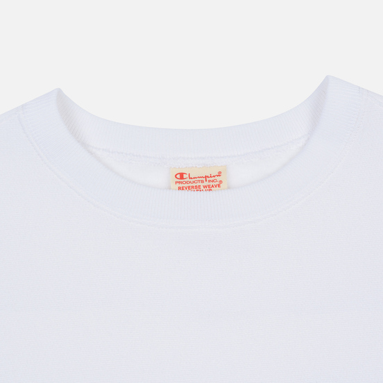 Женская толстовка Champion Reverse Weave Small Script Crew Neck White
