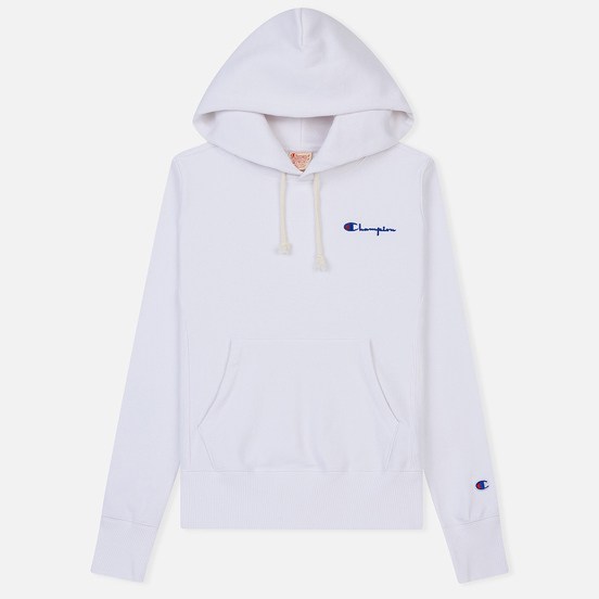 Женская толстовка Champion Reverse Weave Small Script Logo Hoodie White