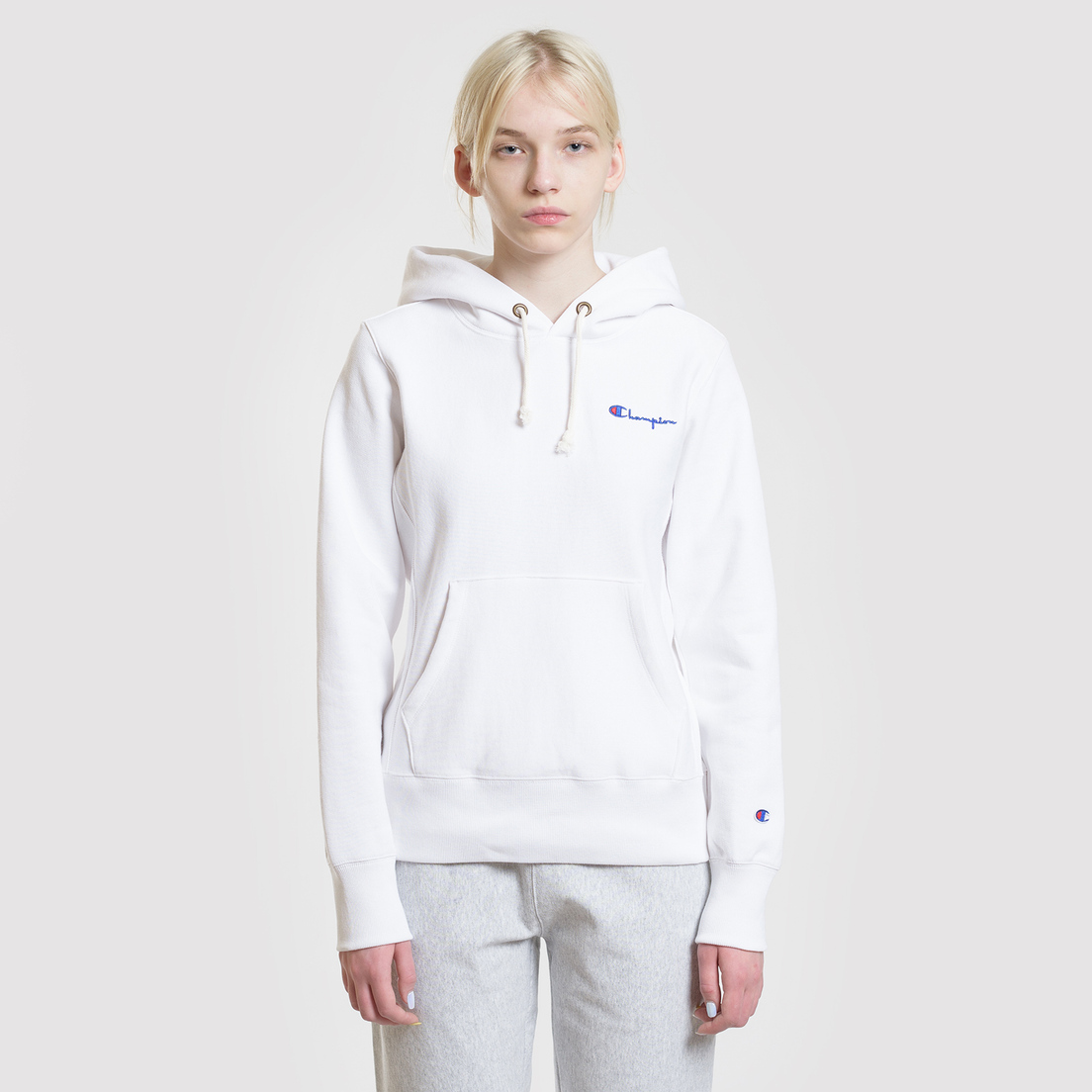 Champion Reverse Weave Женская толстовка Small Script Logo Hoodie