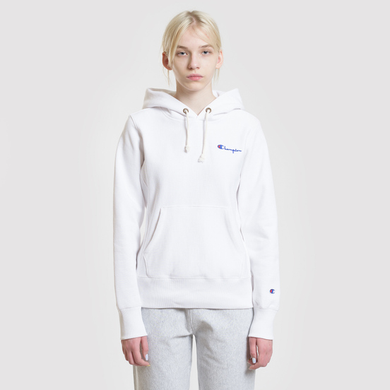 Женская толстовка Champion Reverse Weave Small Script Logo Hoodie White