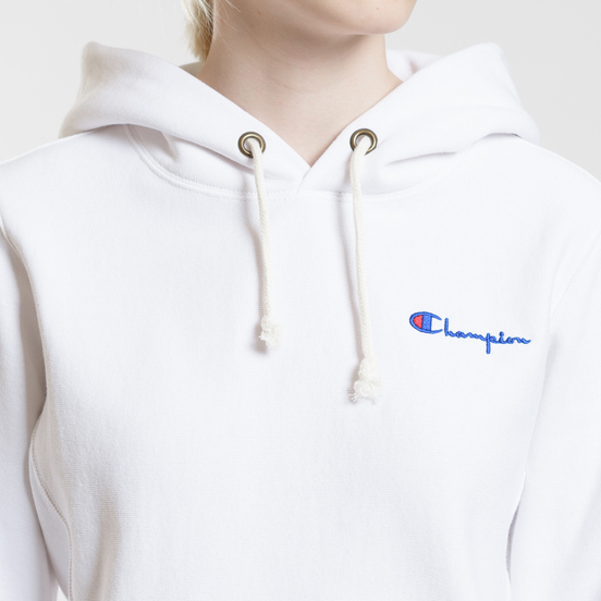 Женская толстовка Champion Reverse Weave Small Script Logo Hoodie White