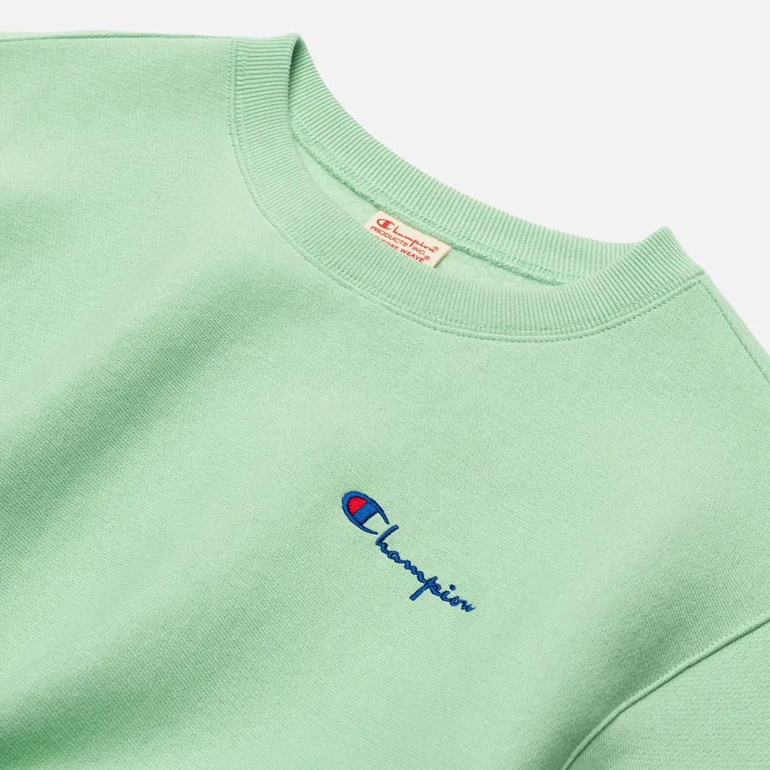 Champion Reverse Weave Женская толстовка Small Script & Logo Sleeve Crew Neck