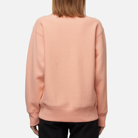 Женская толстовка Champion Reverse Weave Small Script & Logo Sleeve Crew Neck Peach
