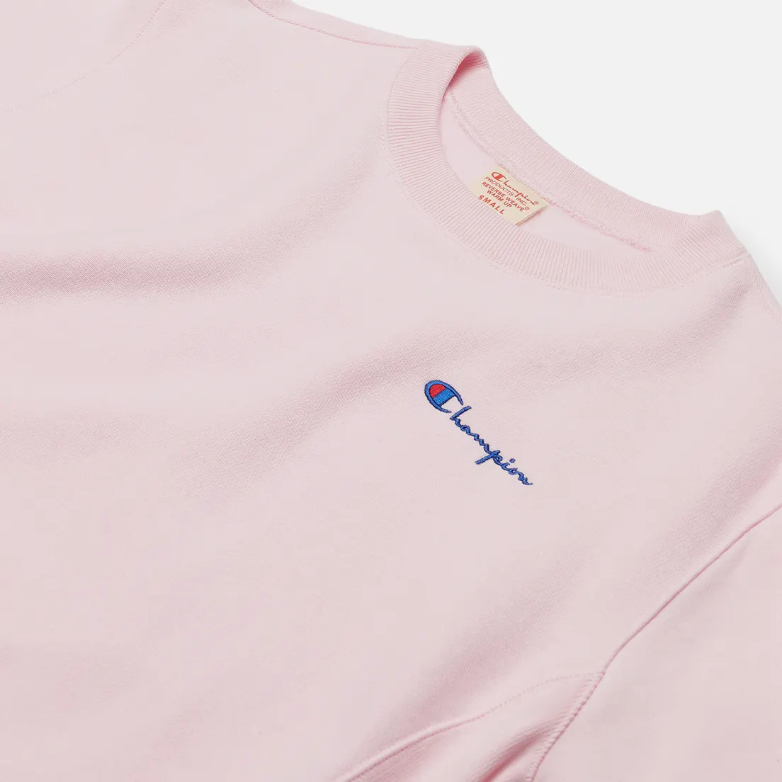 Champion Reverse Weave Женская толстовка Small Script & Logo Sleeve Crew Neck