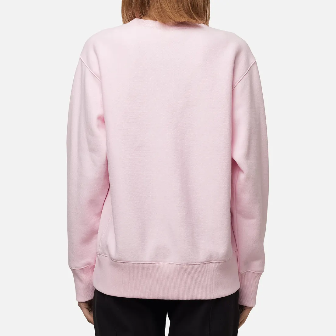 Champion Reverse Weave Женская толстовка Small Script & Logo Sleeve Crew Neck