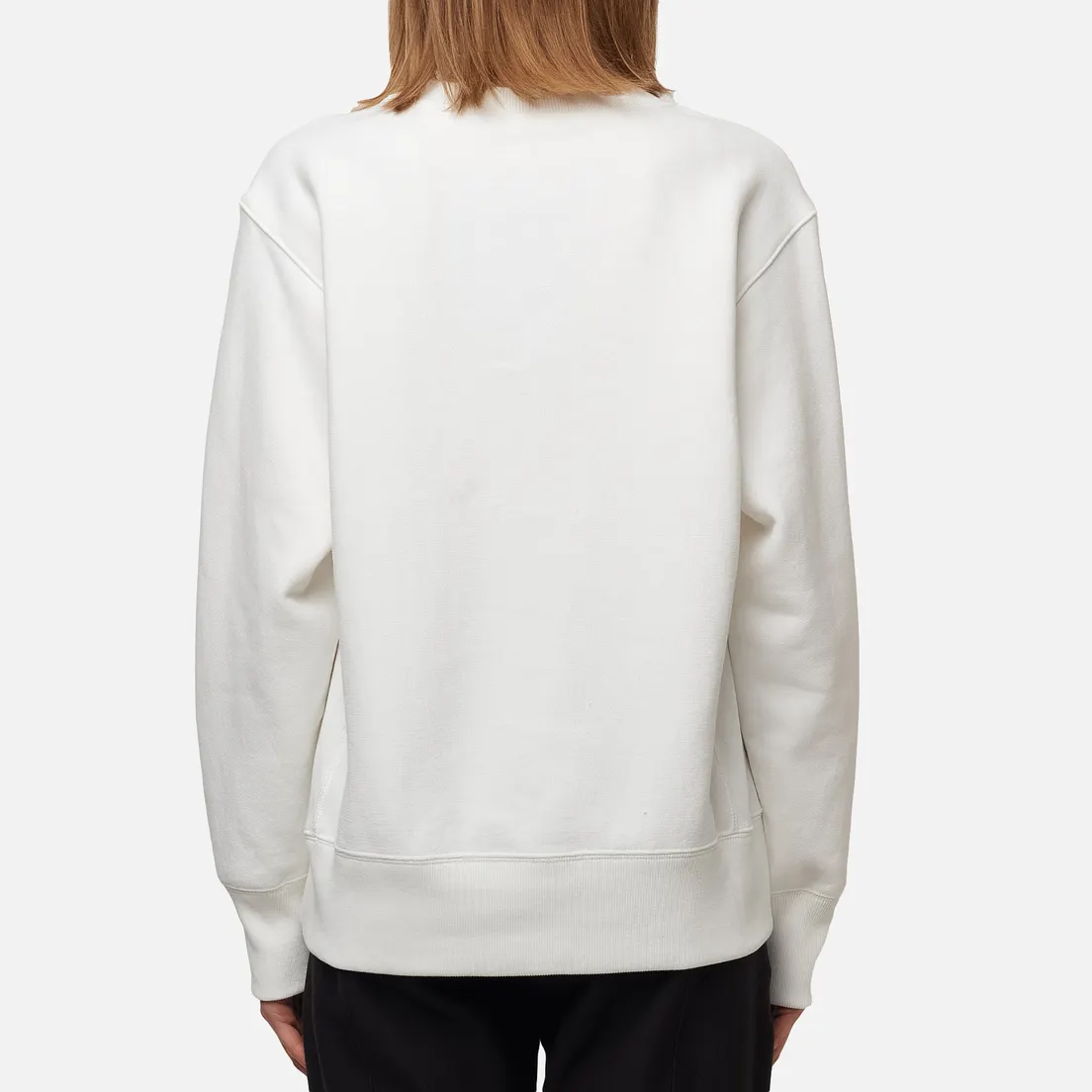 Champion Reverse Weave Женская толстовка Small Script & Logo Sleeve Crew Neck