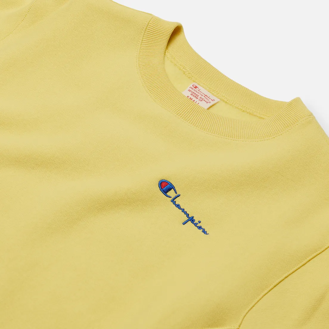 Champion Reverse Weave Женская толстовка Small Script & Logo Sleeve Crew Neck