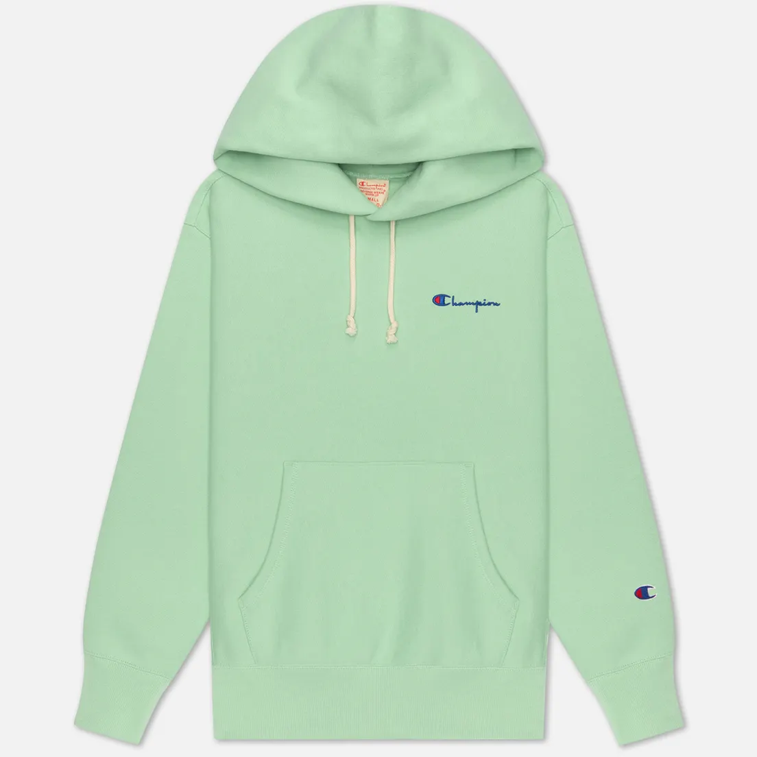Champion Reverse Weave Женская толстовка Small Script & Logo Sleeve Hoodie