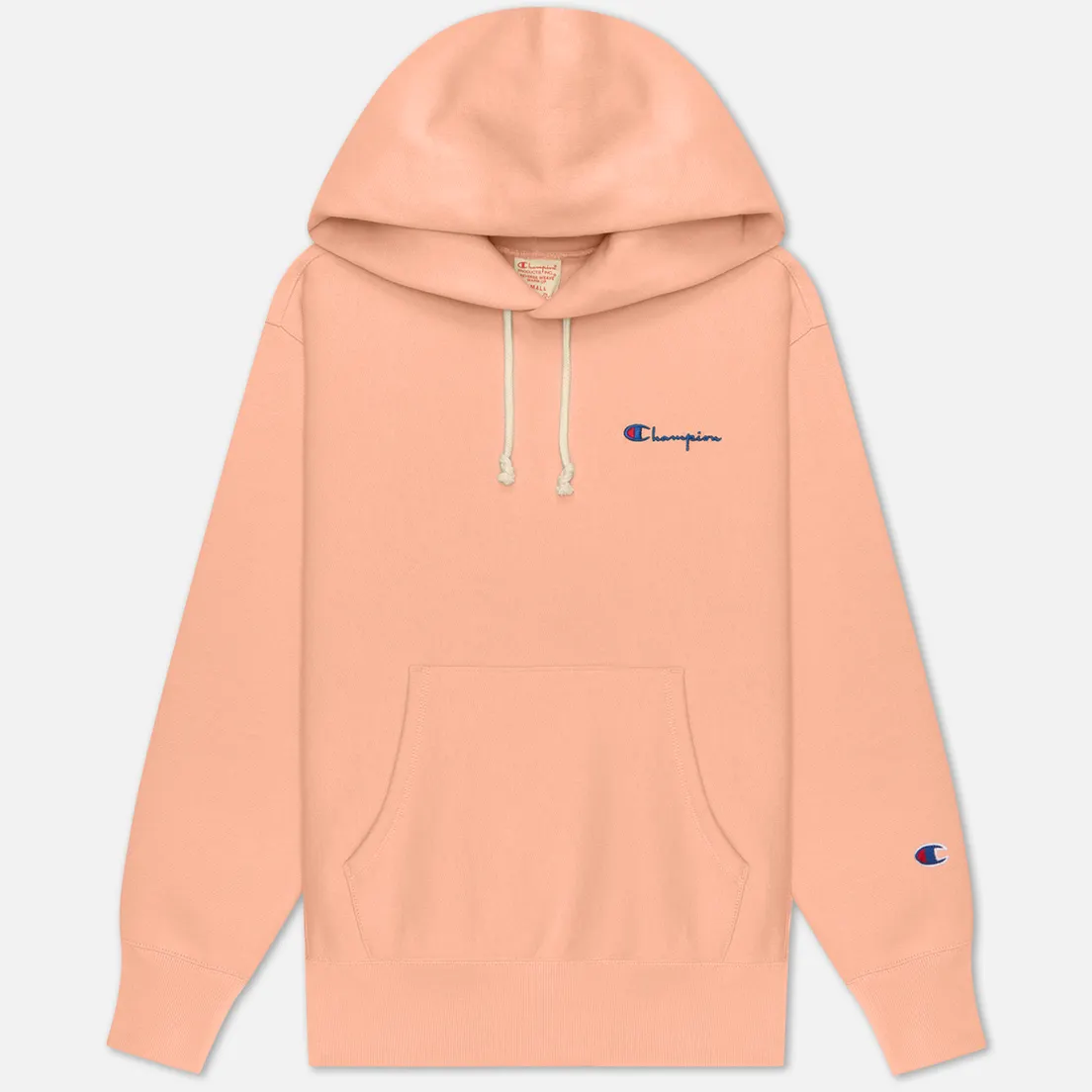 Champion Reverse Weave Женская толстовка Small Script & Logo Sleeve Hoodie