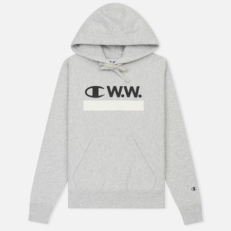 Женская толстовка Champion Reverse Weave x Wood Wood Niki Hoodie Grey Melange