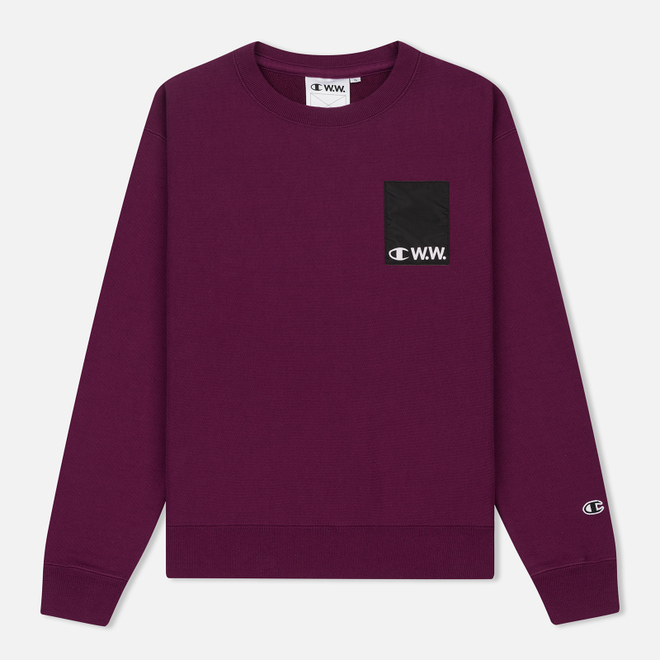 Женская толстовка Champion Reverse Weave x Wood Wood Nova Dark Purple