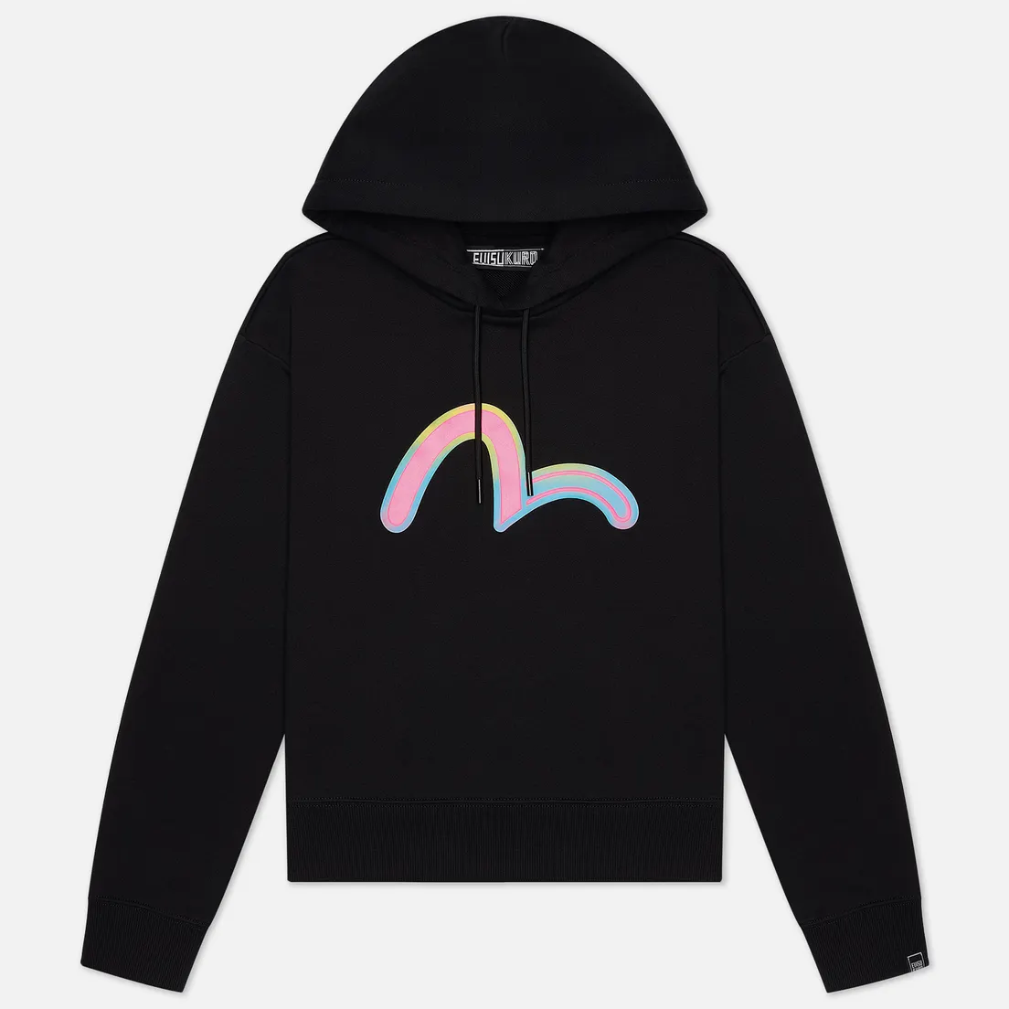 Evisu Женская толстовка 3-Way Illusional Effect Inserted Seagull Hoodie