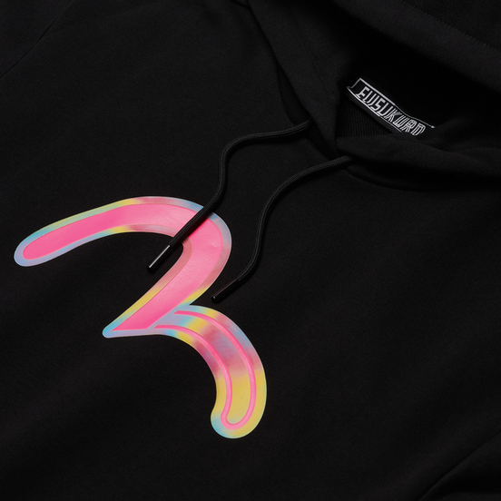 Женская толстовка Evisu 3-Way Illusional Effect Inserted Seagull Hoodie Black
