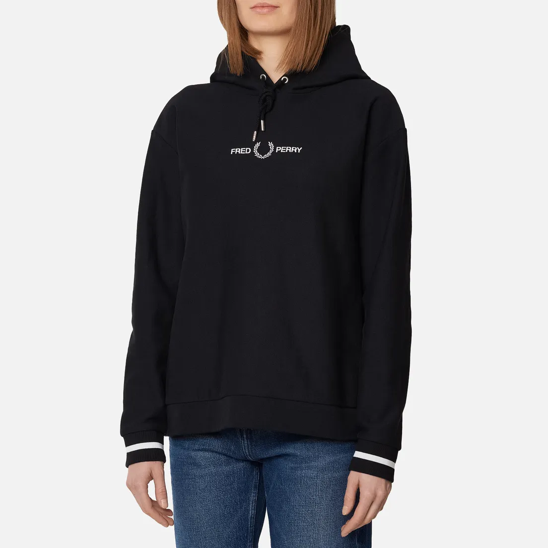 Fred Perry Женская толстовка Embroidered Hoodie