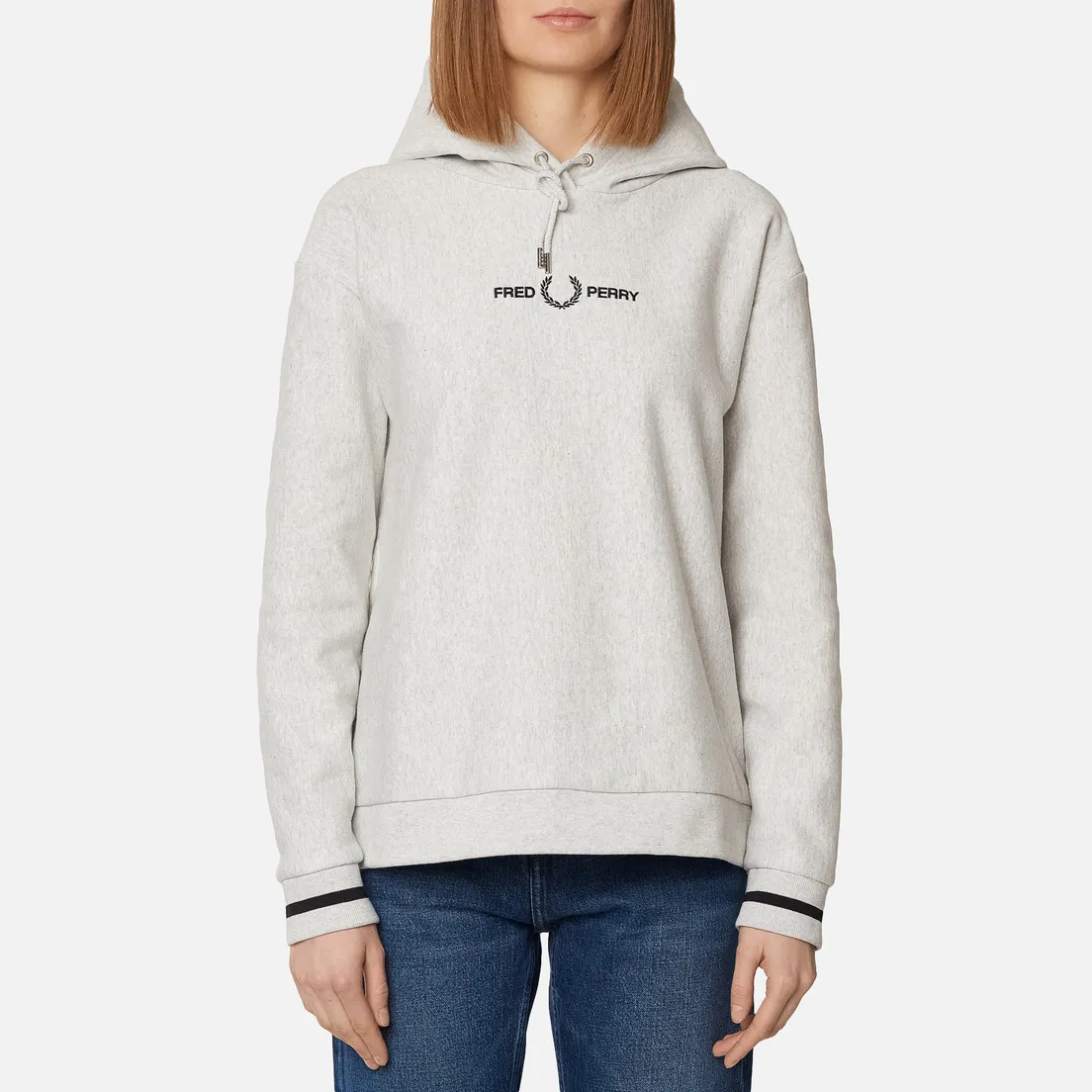 Fred Perry Женская толстовка Embroidered Hoodie