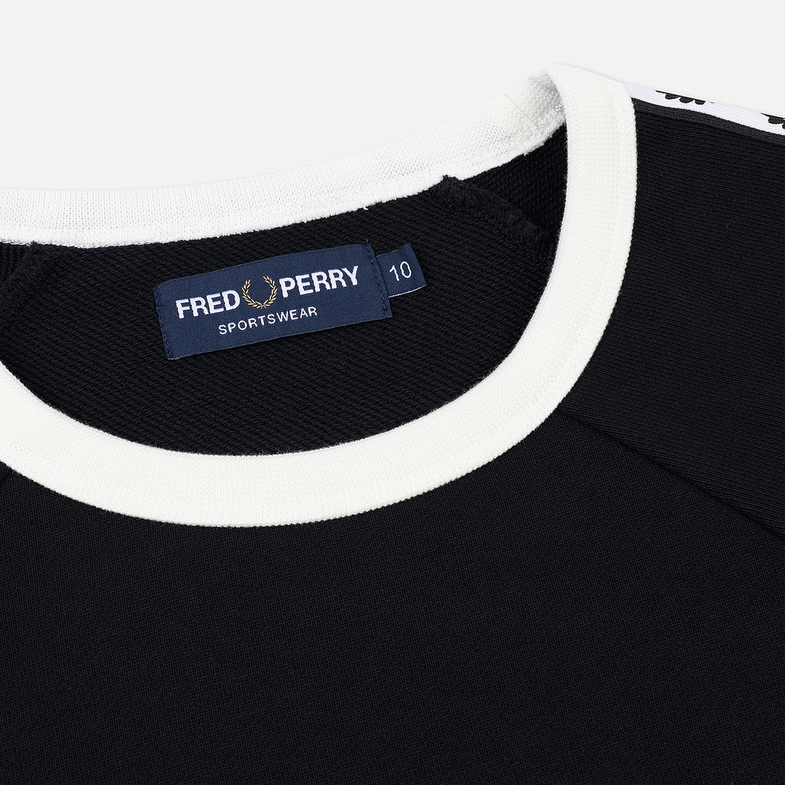 Fred Perry Женская толстовка Laurel Taped Crew Neck