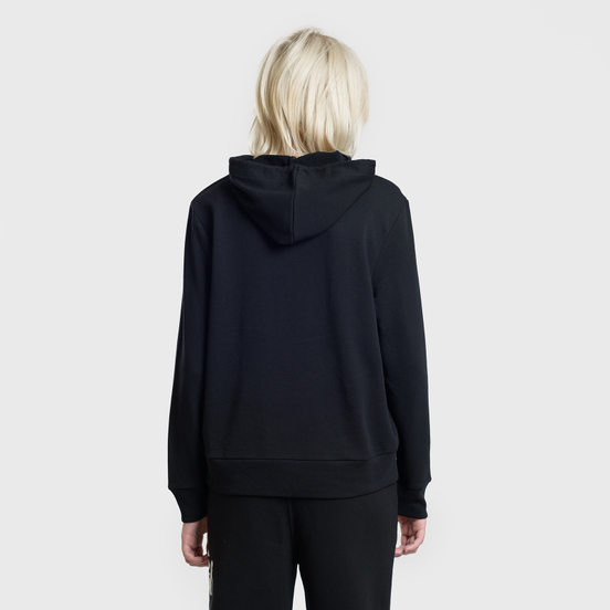 Женская толстовка Fred Perry Printed Brand Hoodie Black