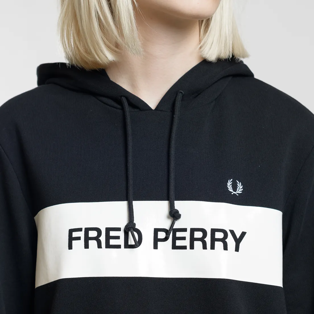 Fred Perry Женская толстовка Printed Brand Hoodie