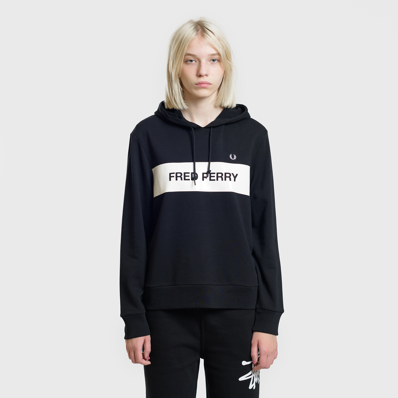   Fred  Perry  Printed Brand  Hoodie G6105 102