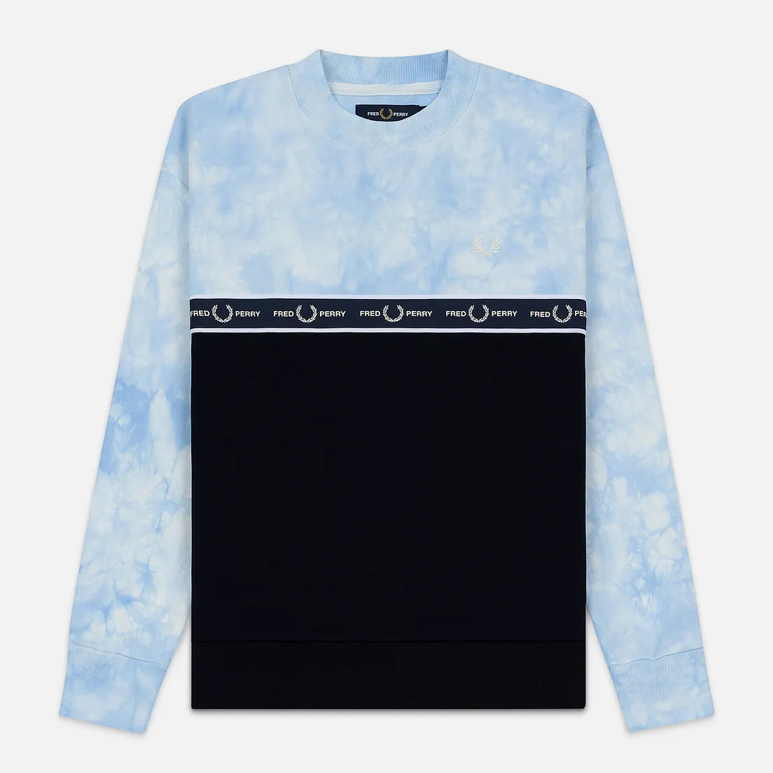 Fred Perry Женская толстовка Taped Tie-Dye