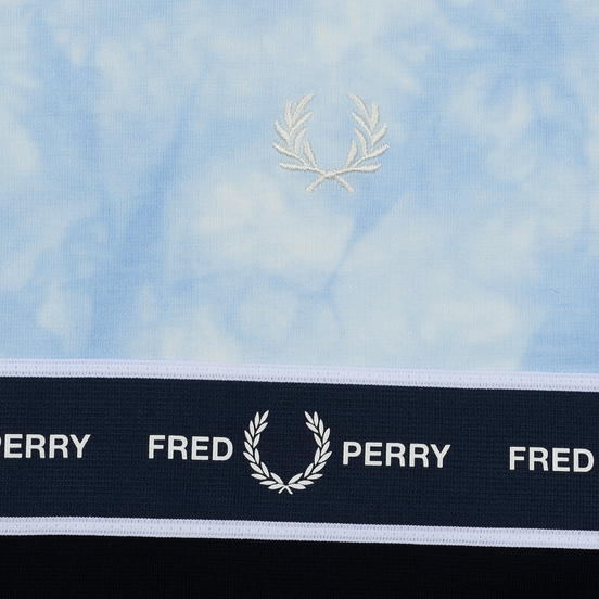 Женская толстовка Fred Perry Taped Tie-Dye Blue