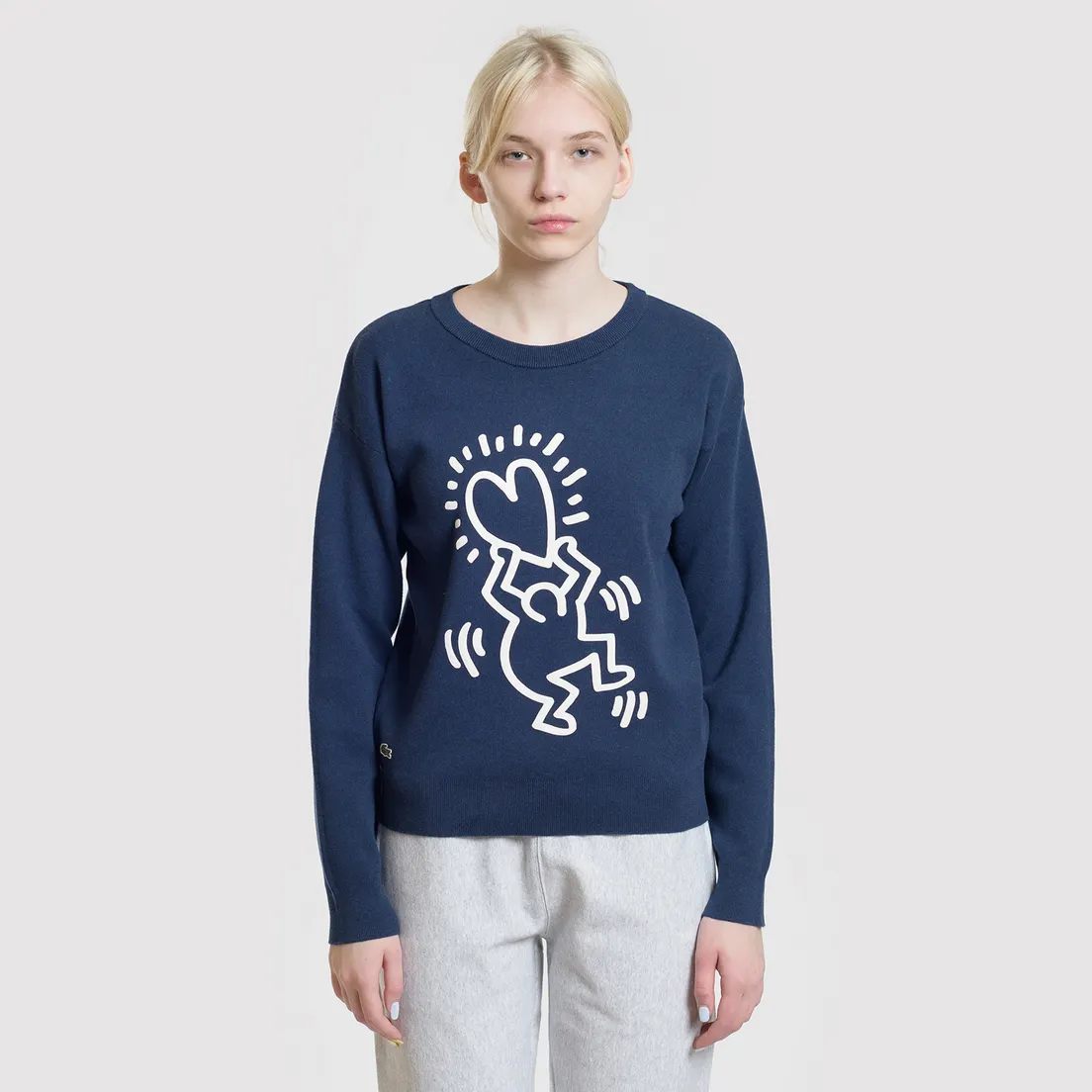 Lacoste Женская толстовка x Keith Haring 3D Print Crew Neck