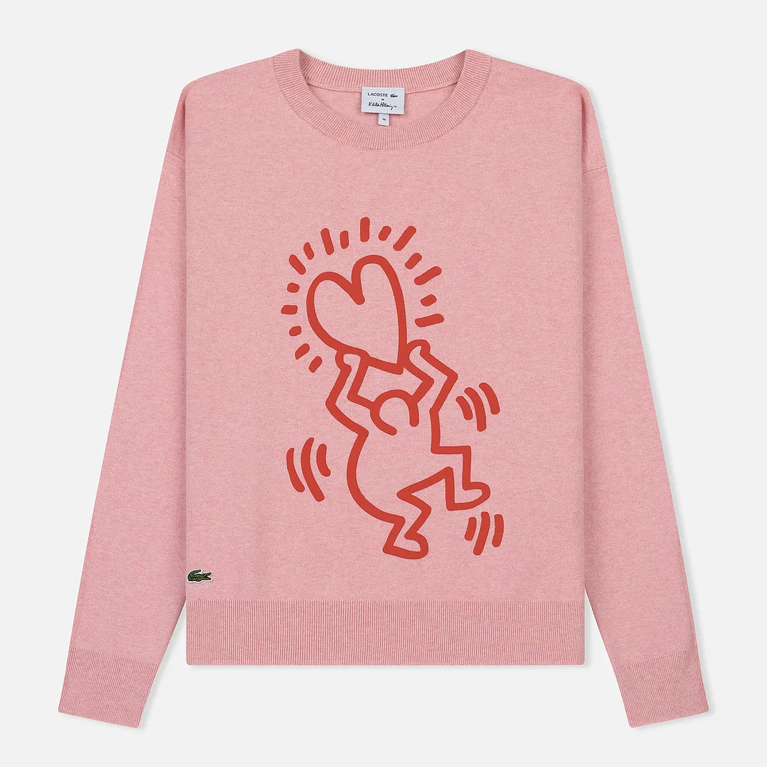 Lacoste Женская толстовка x Keith Haring 3D Print Crew Neck