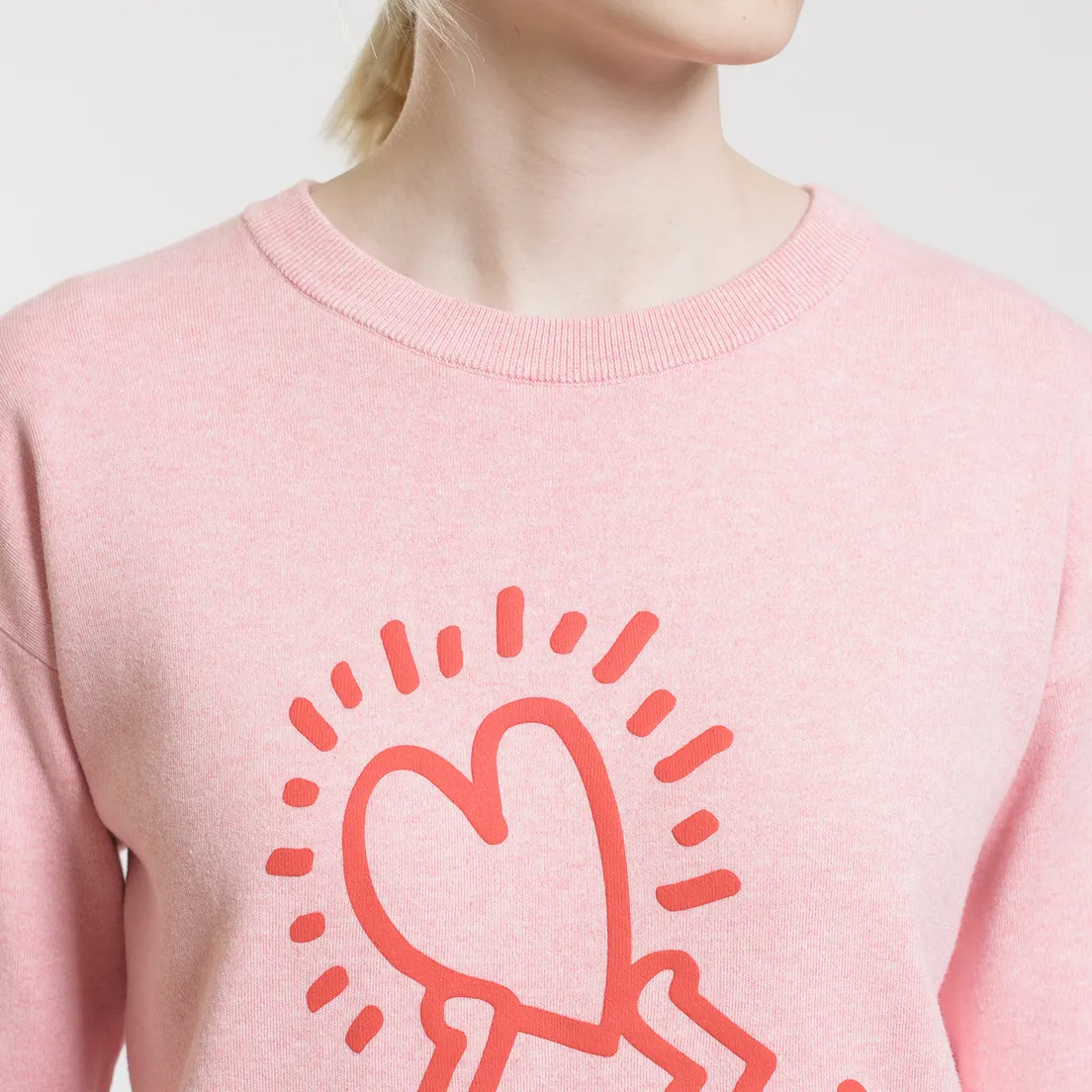Lacoste Женская толстовка x Keith Haring 3D Print Crew Neck