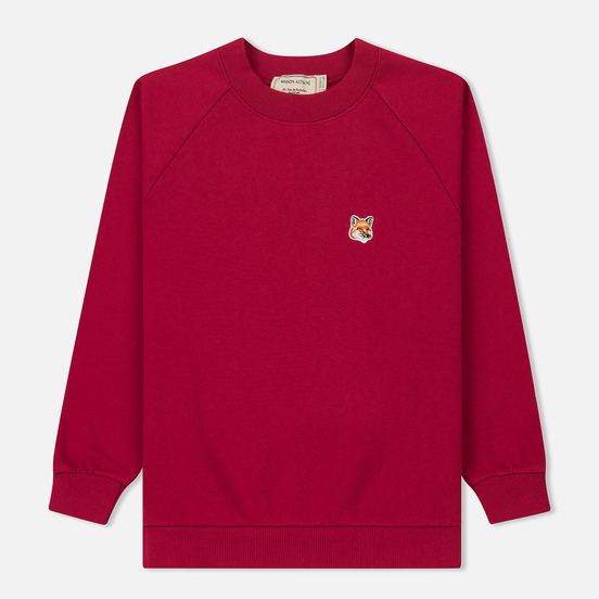 Женская толстовка Maison Kitsune Fox Head Patch Fuchsia