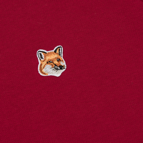 Женская толстовка Maison Kitsune Fox Head Patch Fuchsia
