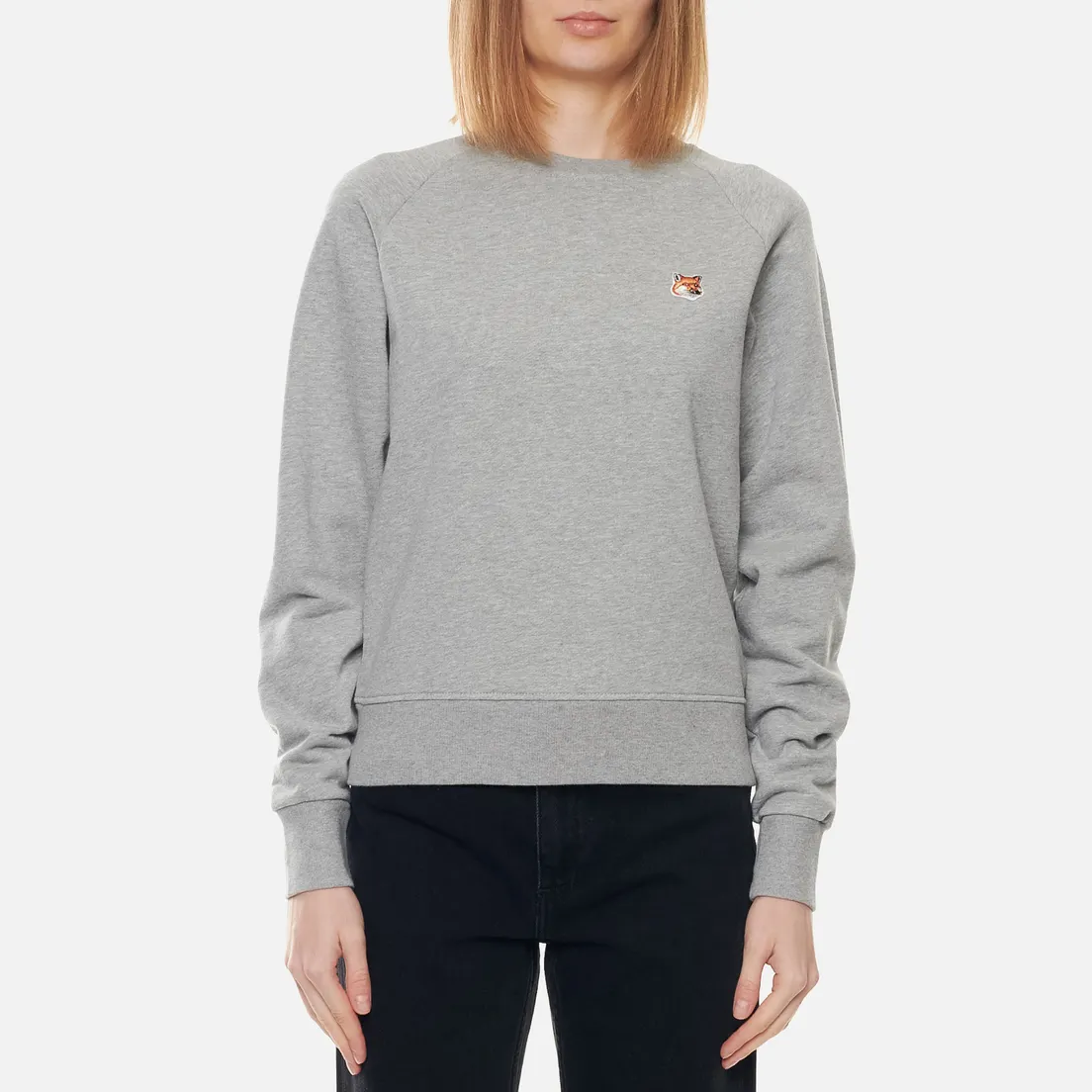 Maison Kitsune Женская толстовка Fox Head Patch Adjusted