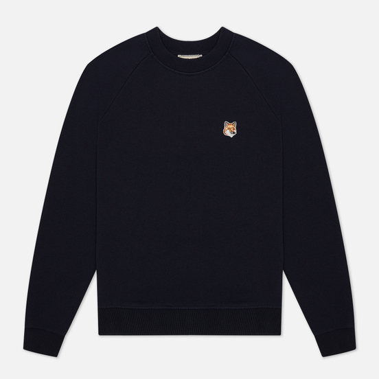 Женская толстовка Maison Kitsune Fox Head Patch Navy