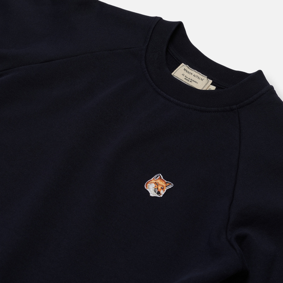 Женская толстовка Maison Kitsune Fox Head Patch Navy