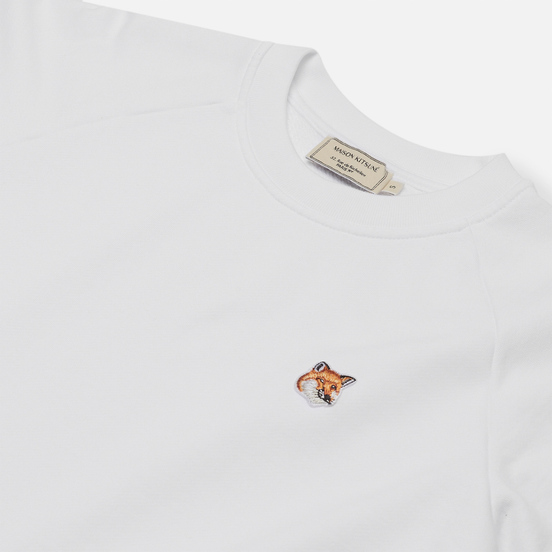 Женская толстовка Maison Kitsune Fox Head Patch White