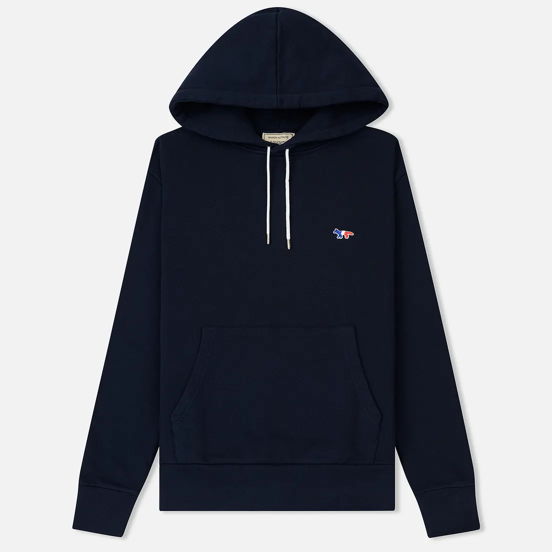 Maison Kitsune Мужская толстовка Hoodie Tricolor Fox Patch