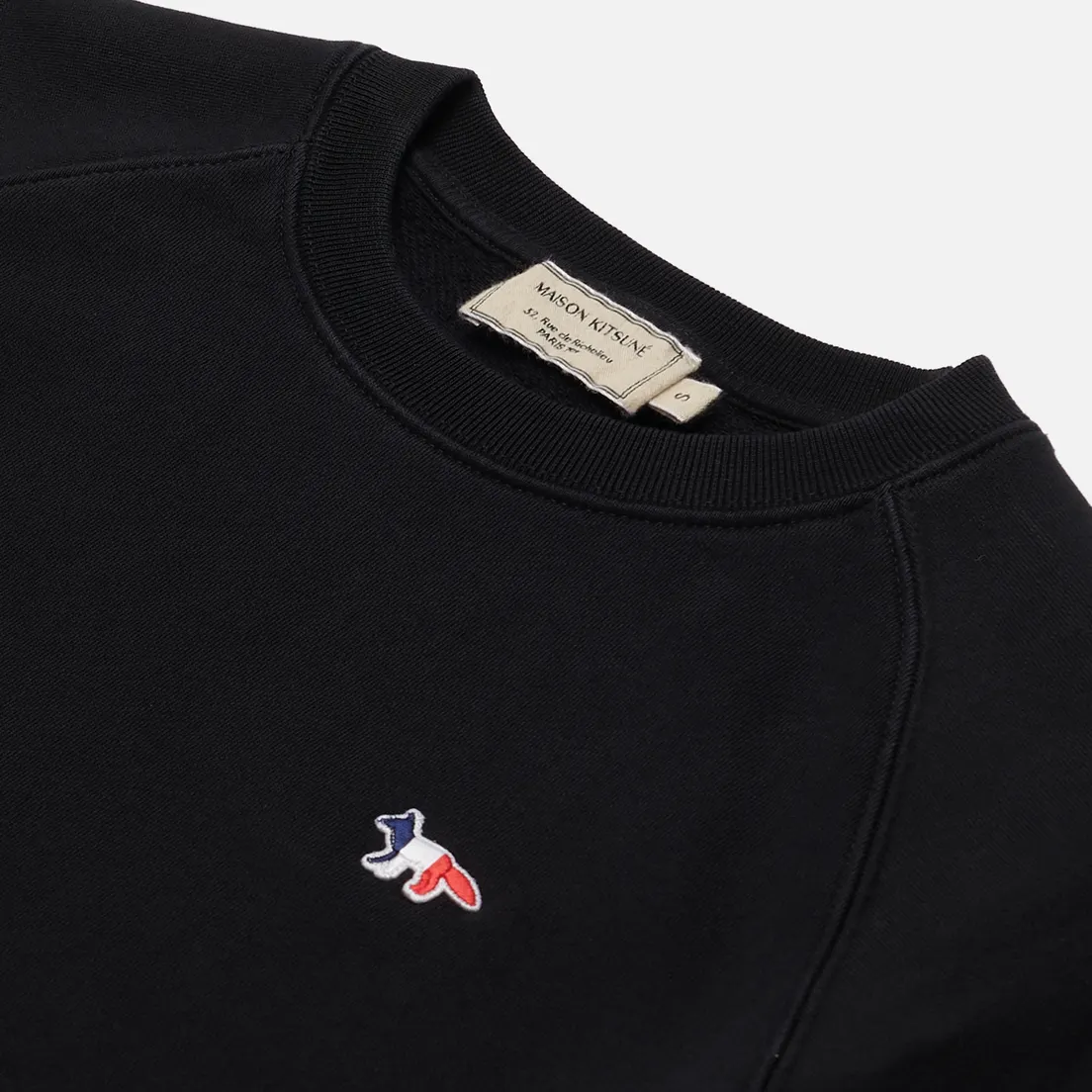 Maison Kitsune Женская толстовка Tricolor Fox Patch