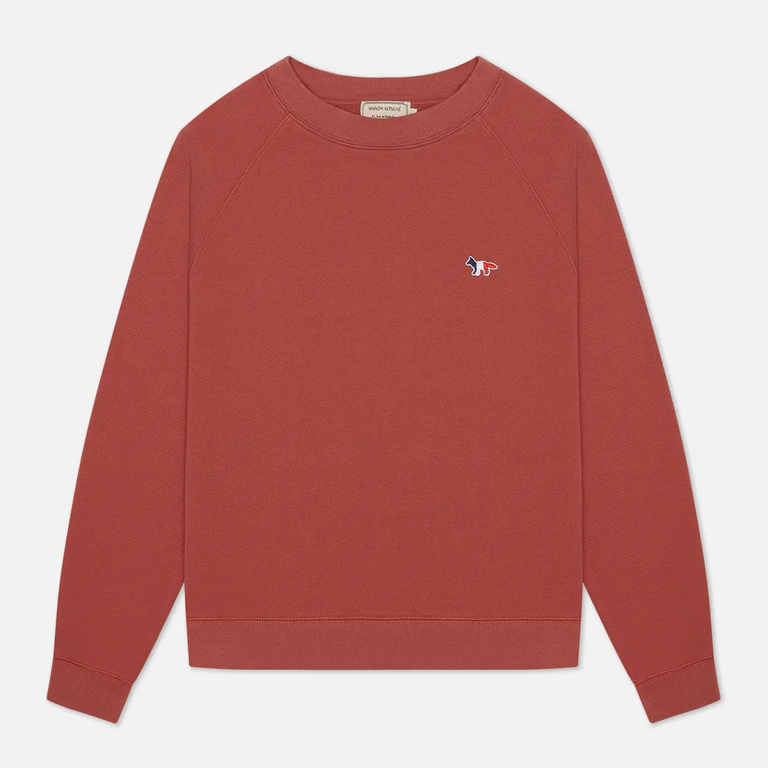 Maison Kitsune Женская толстовка Tricolor Fox Patch