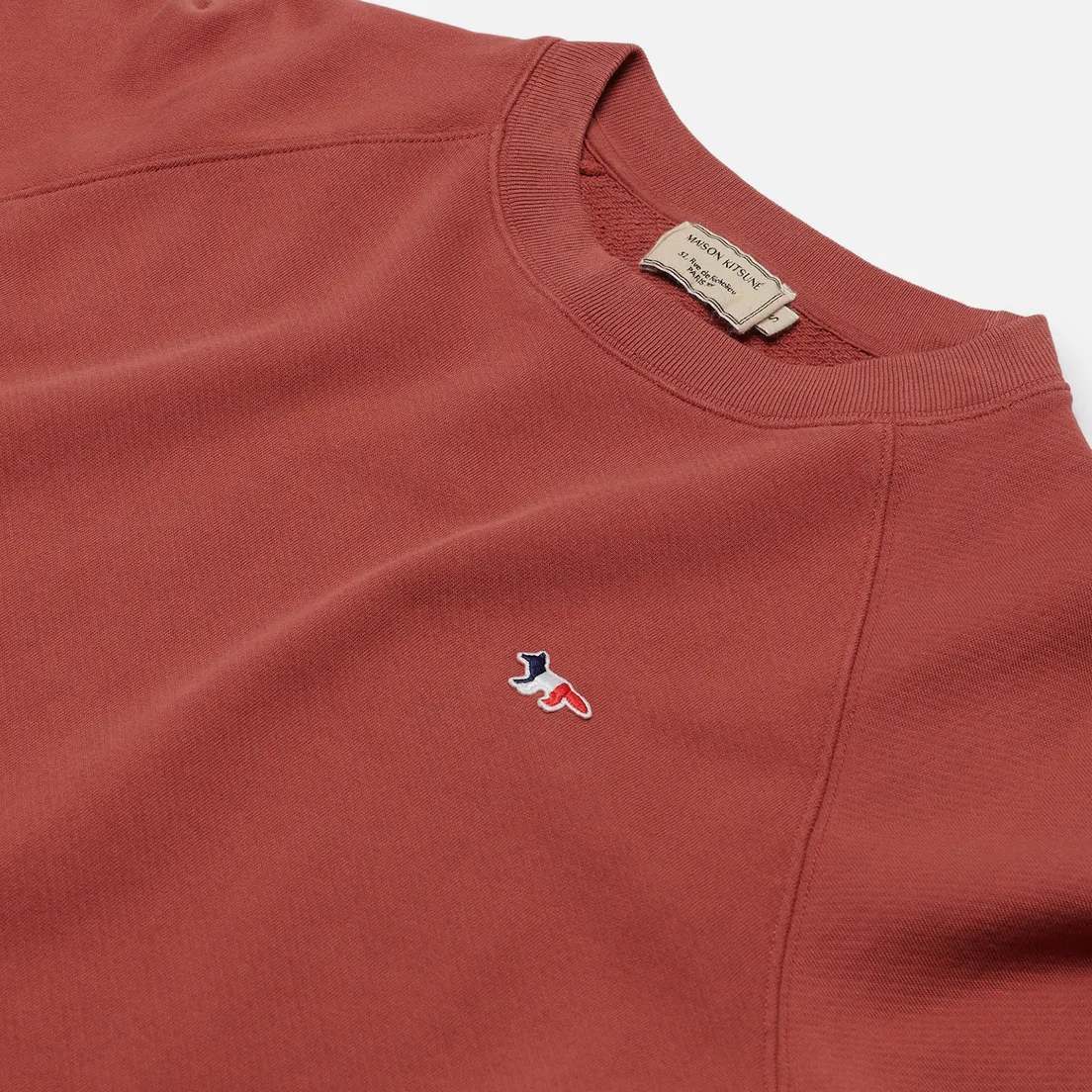 Maison Kitsune Женская толстовка Tricolor Fox Patch