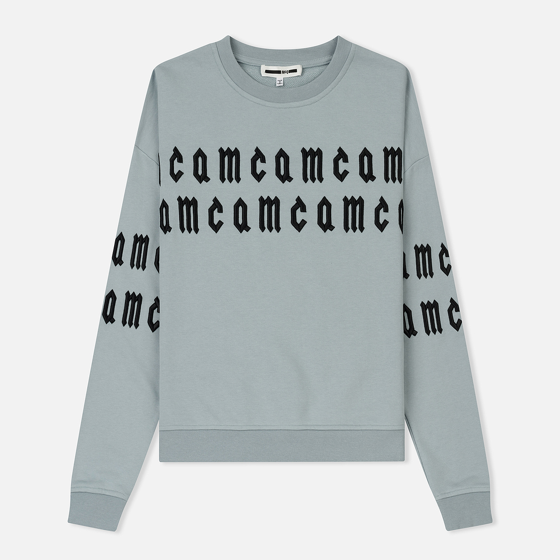 McQ Alexander McQueen Женская толстовка Slouch MCQ Embroidery