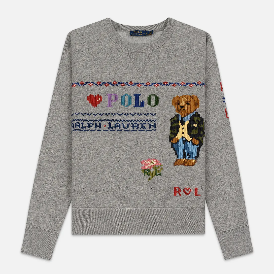 Polo Ralph Lauren Женская толстовка Bear Surrounded Playful Motifs