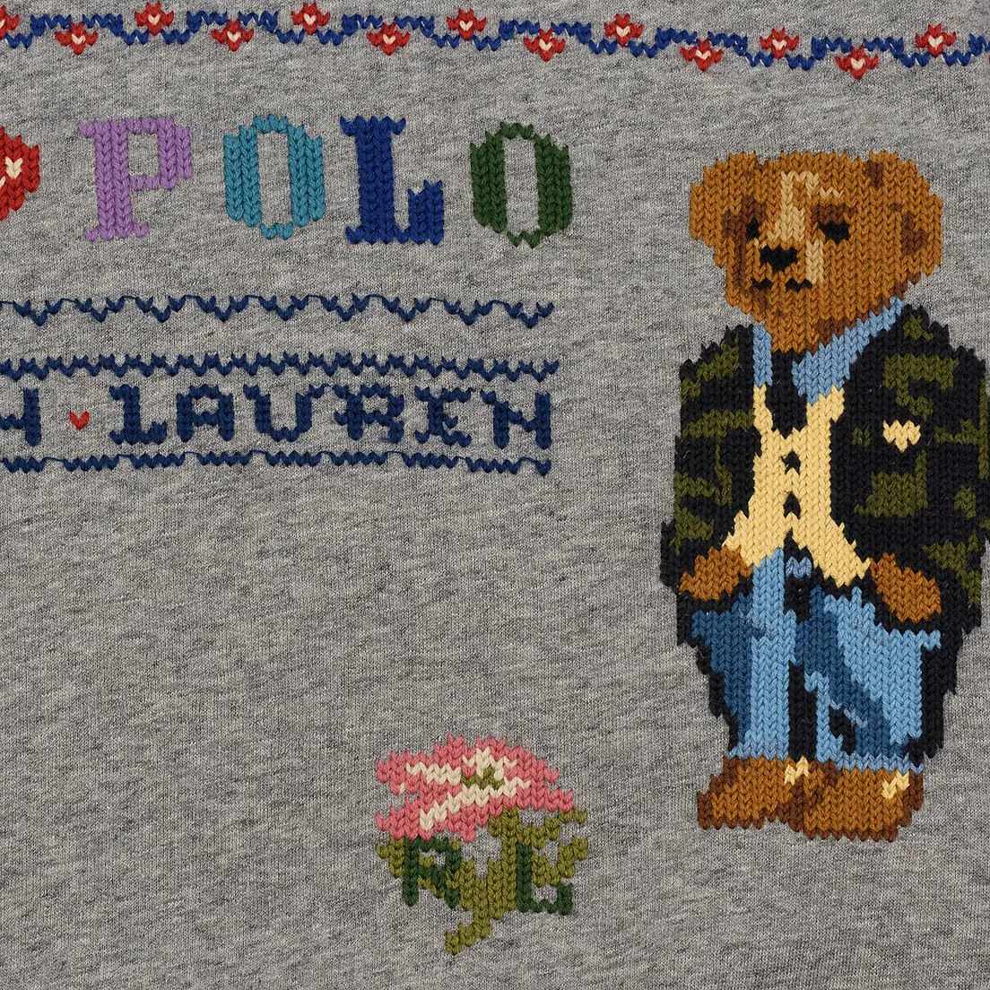 Polo Ralph Lauren Женская толстовка Bear Surrounded Playful Motifs