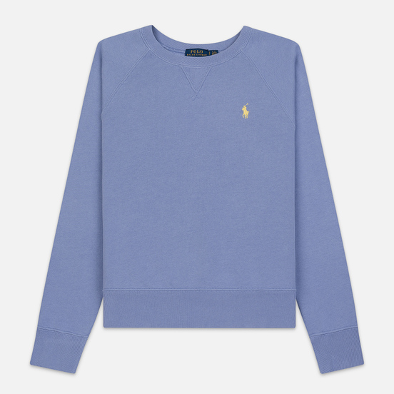 Женская толстовка Polo Ralph Lauren Embroidered Logo Seasonal Crew Neck East Blue